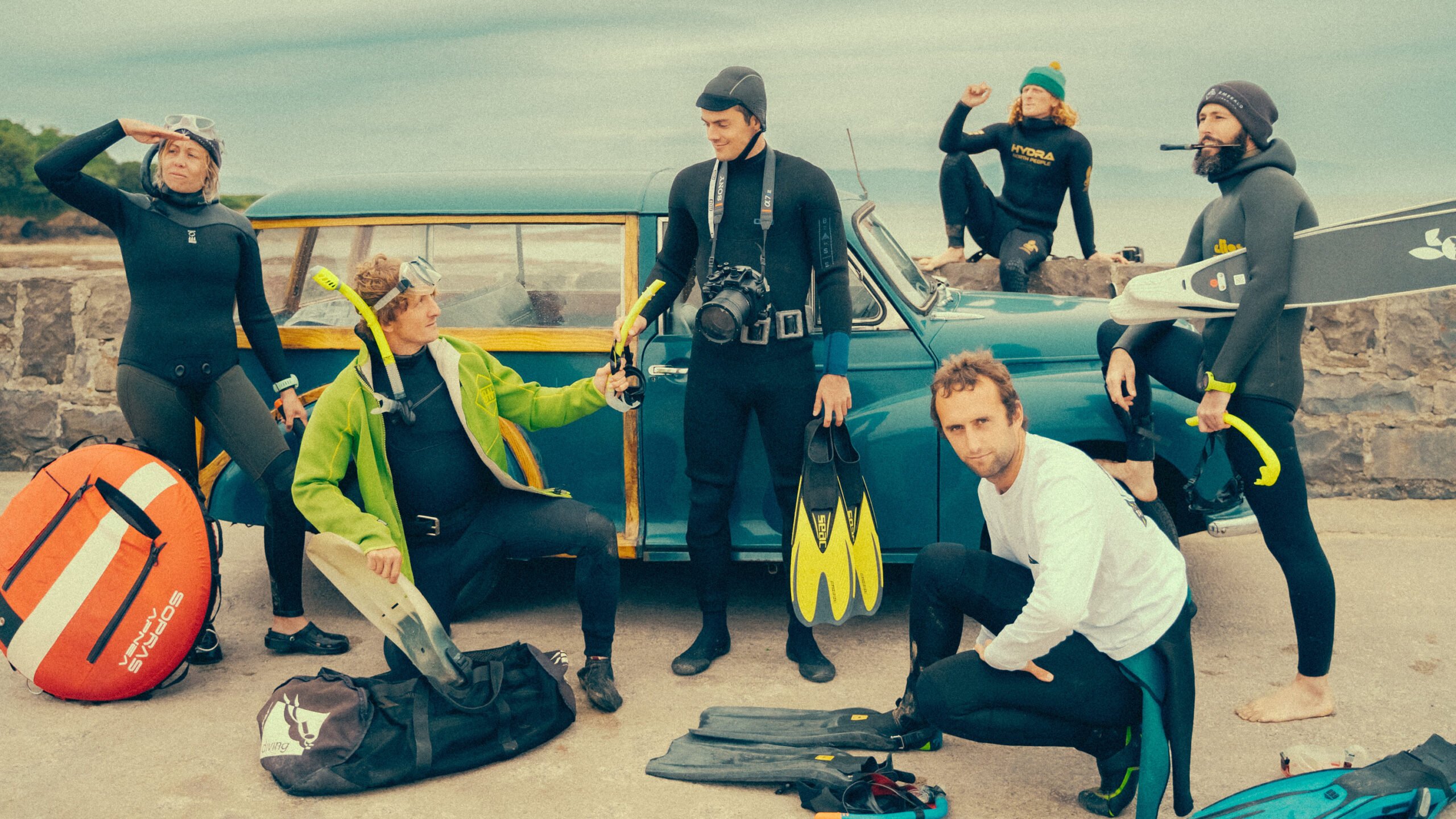 Freediving under the Atlantic